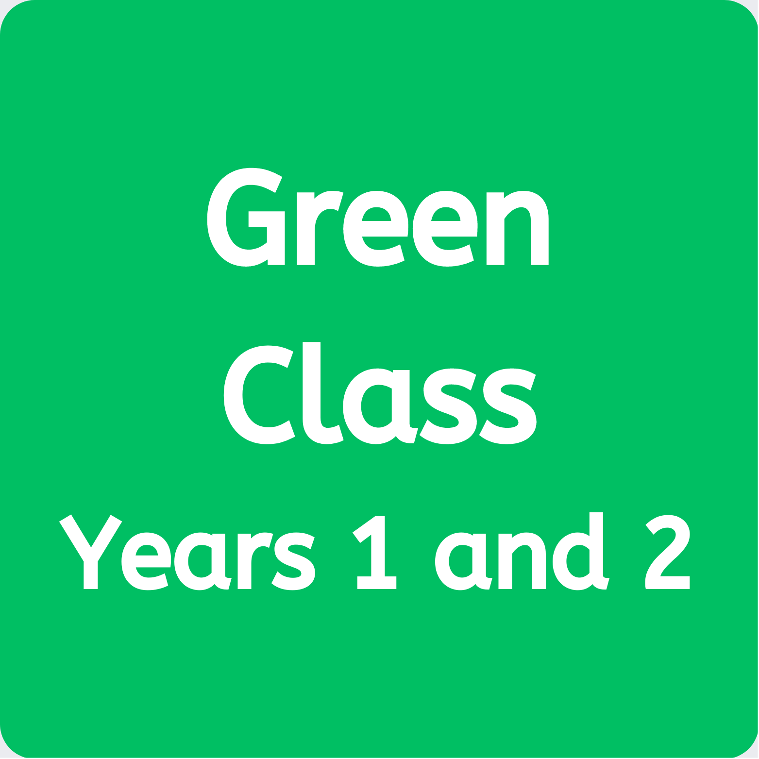 Green Class Page